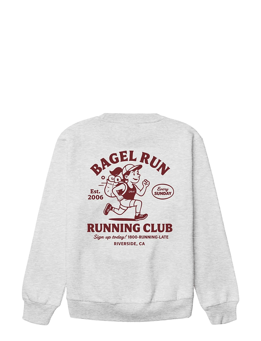 Grunt - GRMoo Crew Sweat - sweatshirts - grey melange - 1