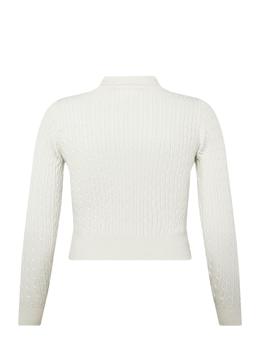 Grunt - GRHoatxin Zip Knit - cardigans - off white - 1