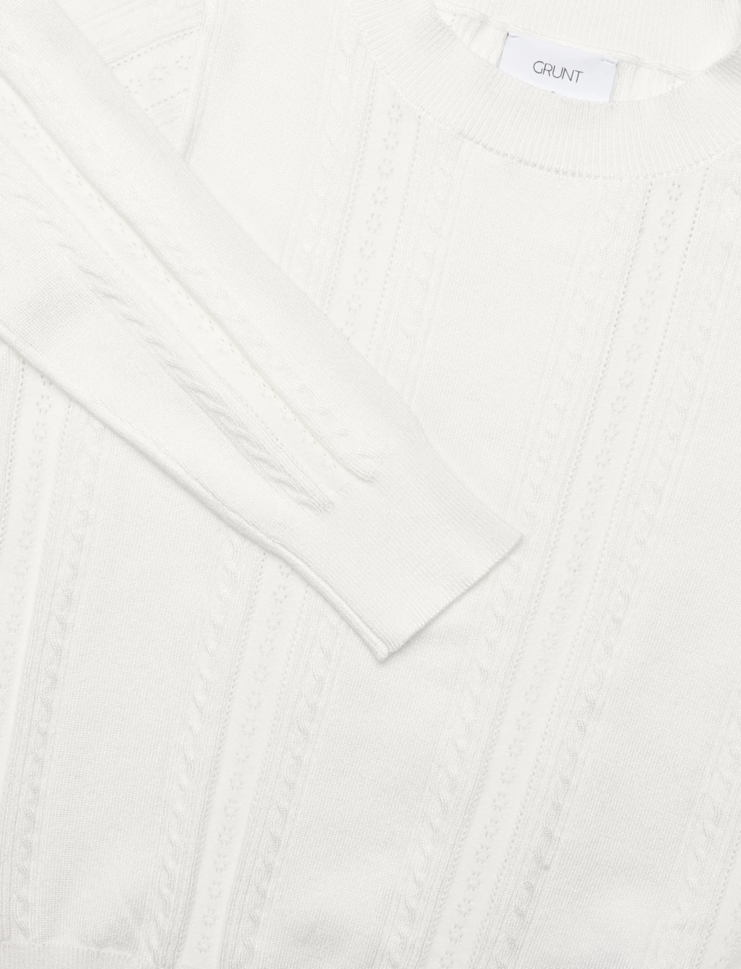Grunt - GRHilda VIS LS Knit - džemprid - off white - 2