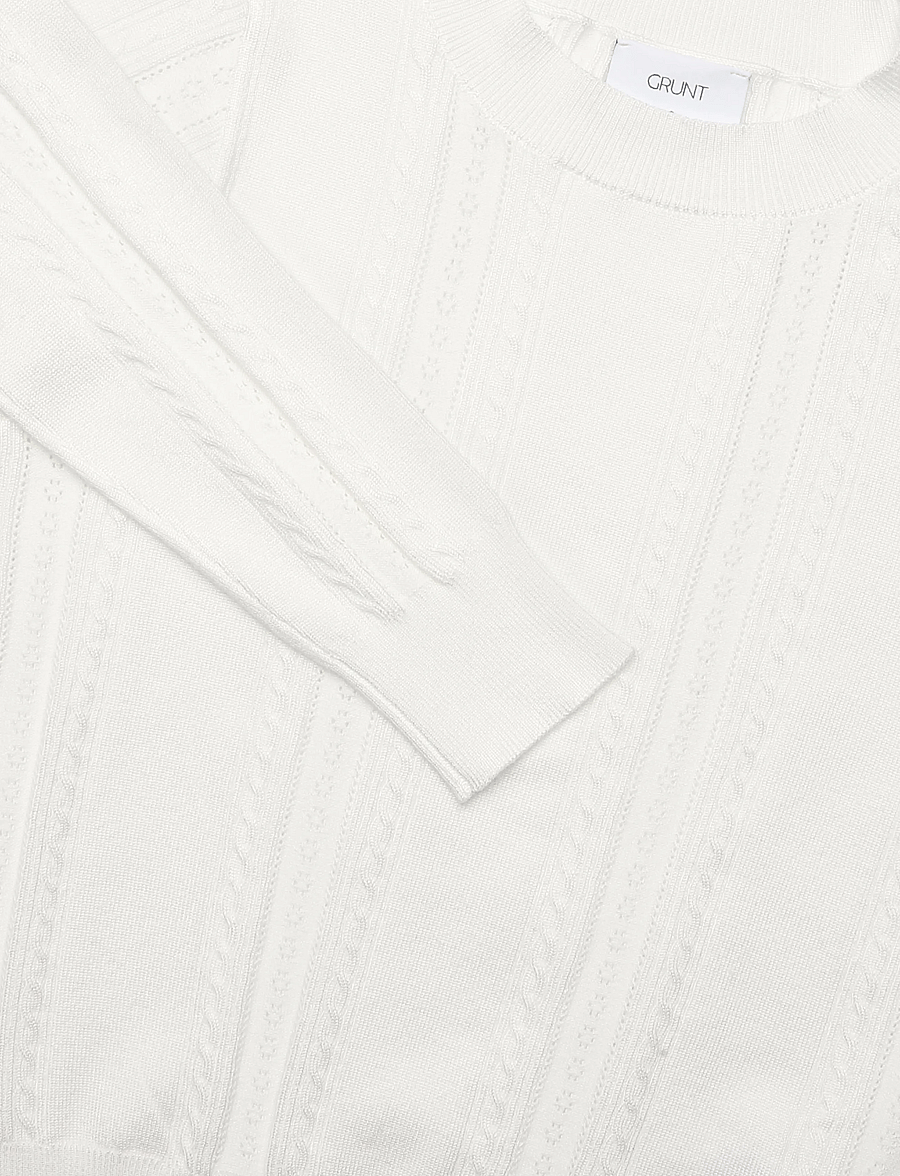 Grunt - GRHilda VIS LS Knit - džemprid - off white - 2