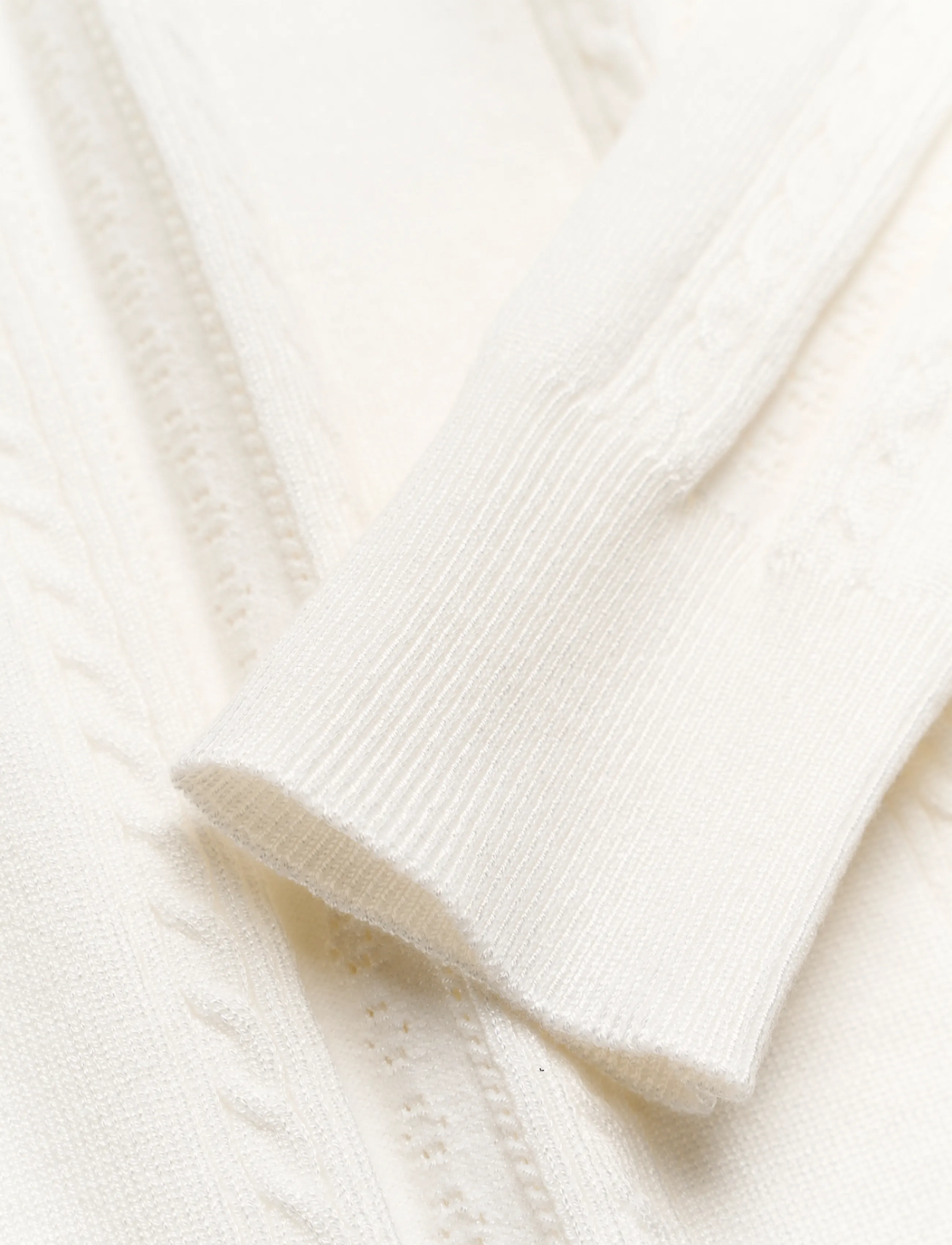Grunt - GRHilda VIS LS Knit - sügisesed riided - off white - 3