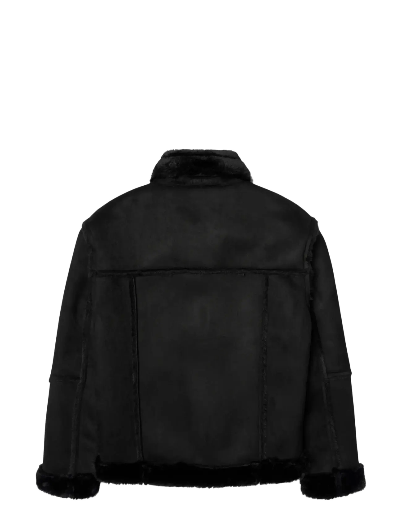 Grunt - GROda Faux Suede Jacket - daunen- und steppjacken - black - 1