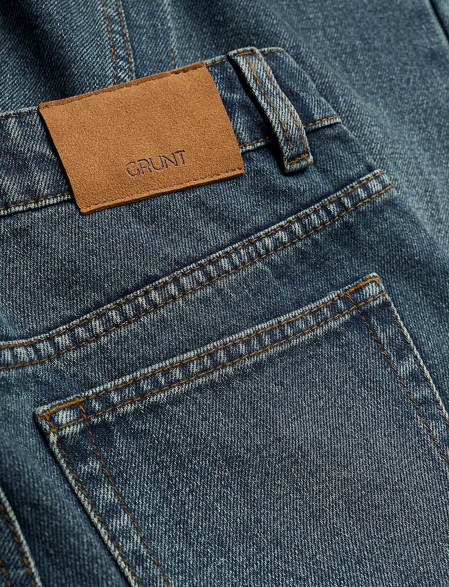 Grunt - GRStreet Loose Blue Prime - alt kitsenevad teksad - dark vintage - 3