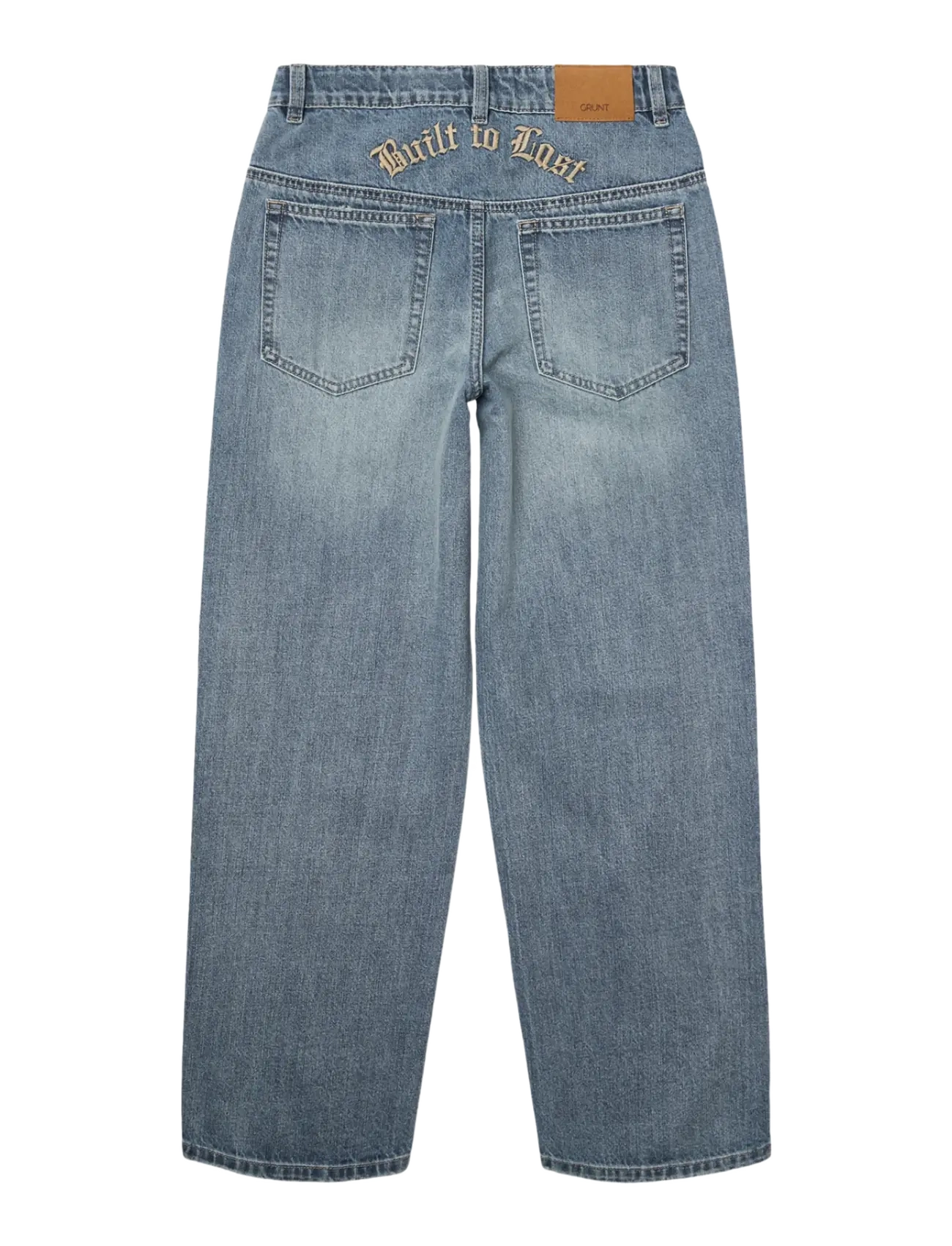 Grunt - GRGiant Emb Bluelines - vaba lõikega teksad - blue stripe - 1