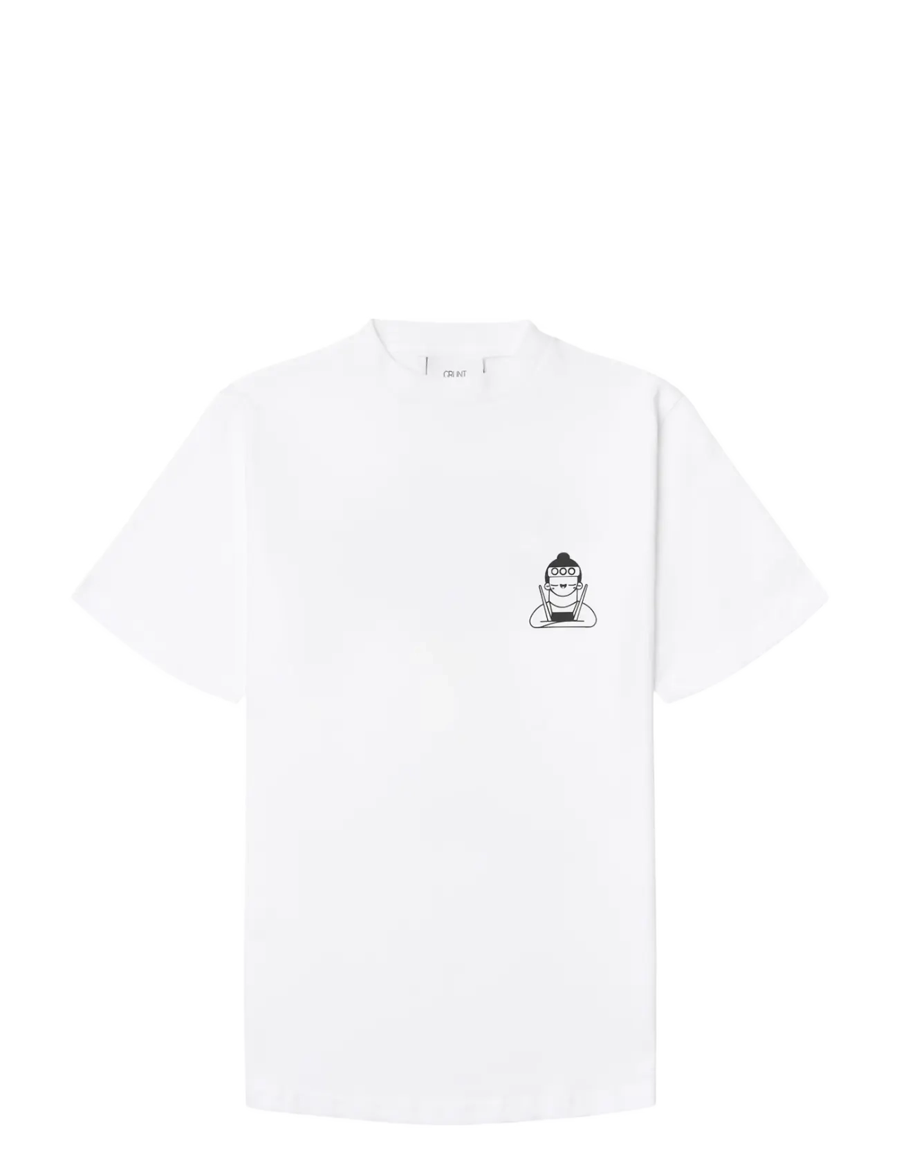 Grunt GRLane Food SS Tee - Neuheiten - WHITE / white