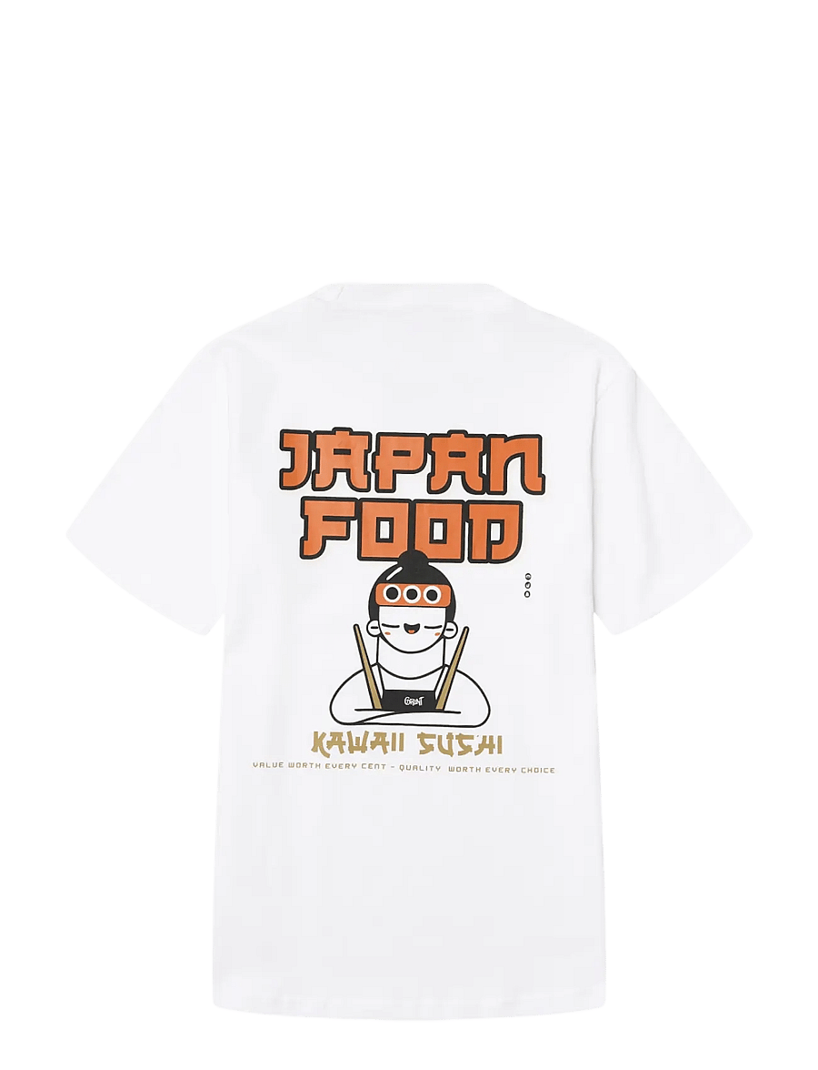Grunt - GRLane Food SS Tee - kurzärmelige - white - 1
