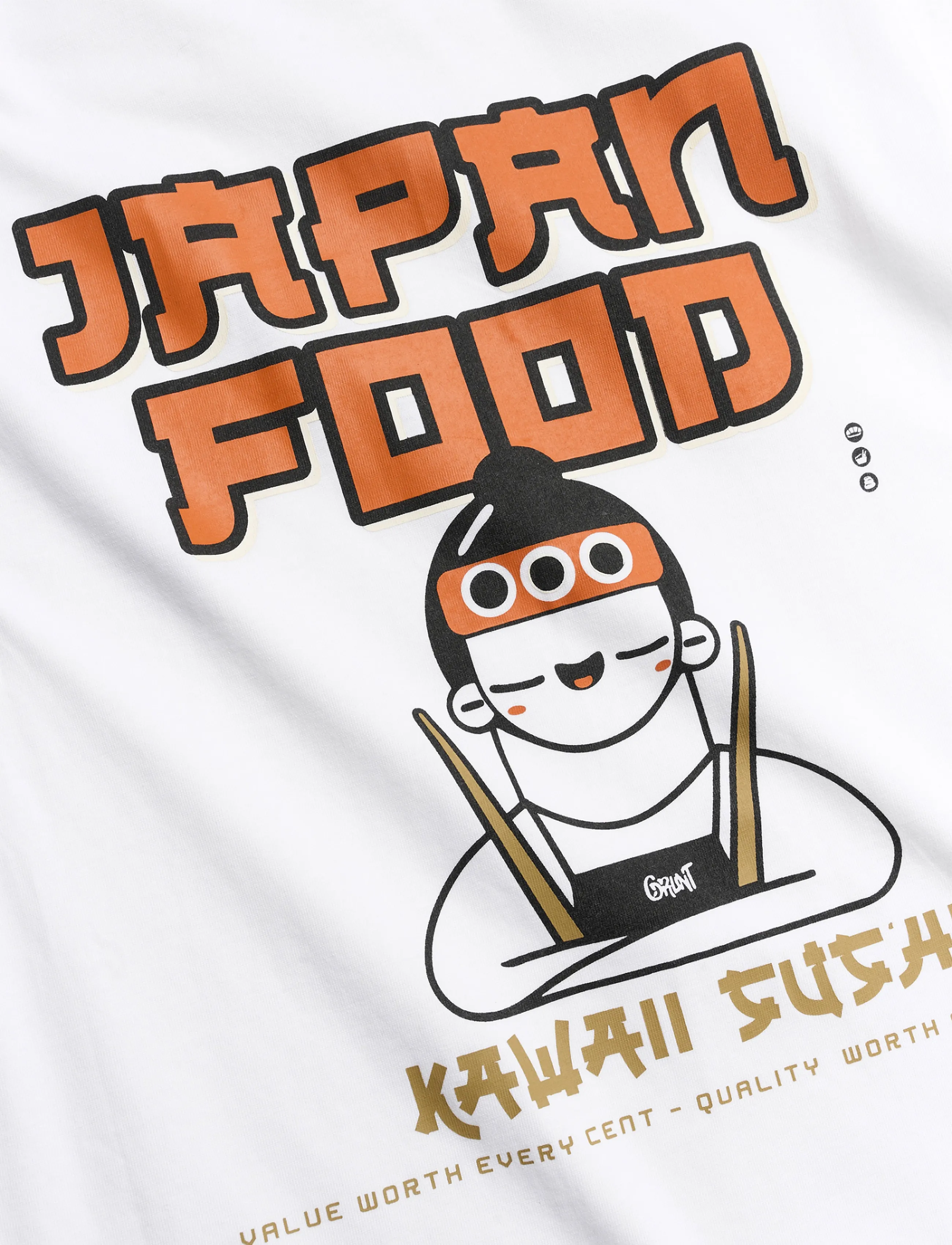 Grunt - GRLane Food SS Tee - kurzärmelige - white - 3
