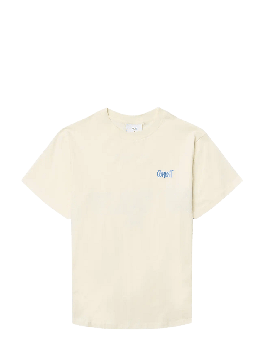 Grunt - GRAlban Worth SS Tee - kurzärmelige - cream - 0