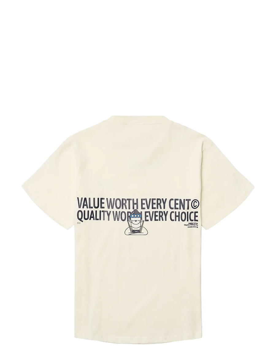 Grunt - GRAlban Worth SS Tee - kurzärmelige - cream - 1