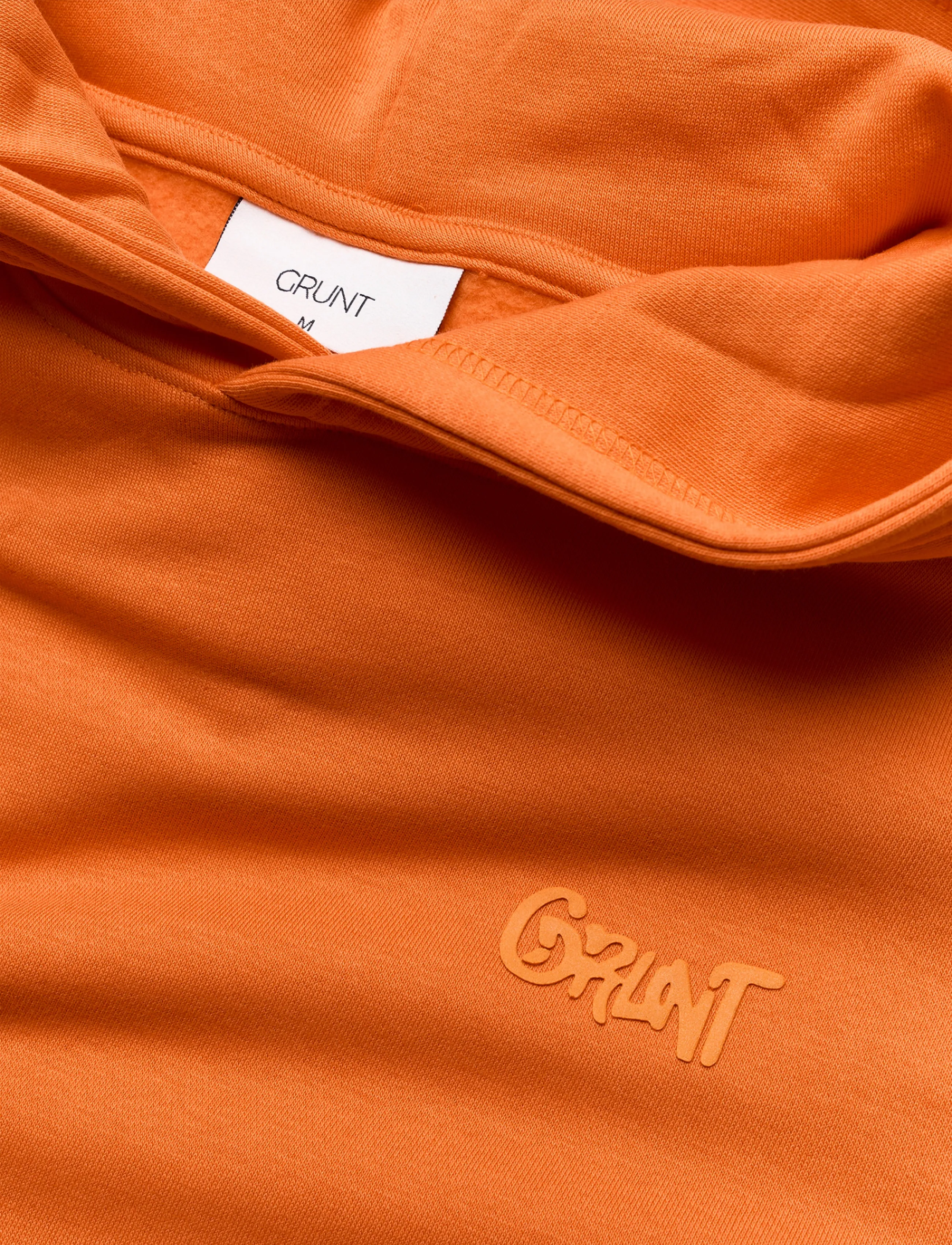 Grunt - GRFersan Chop Hood Sweat - sweatshirts - orange - 2