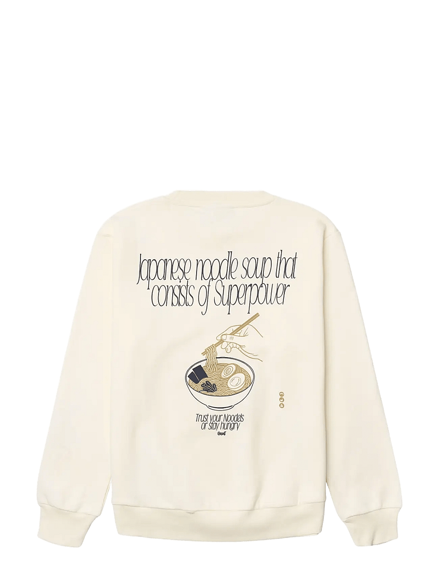 Grunt - GRKruze Soup Crew Sweat - sweatshirts - cream - 1