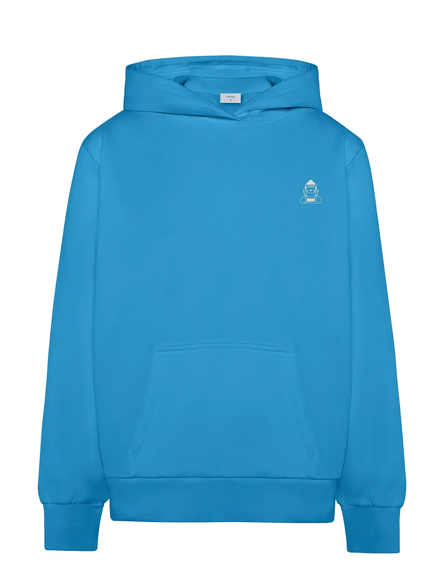 Grunt - GRGrue Hood Sweat - sweatshirts - strong blue - 0
