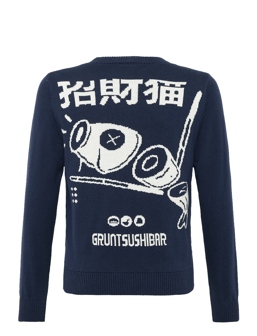 Grunt - GRHugt Chop Knit - pullover - navy - 1
