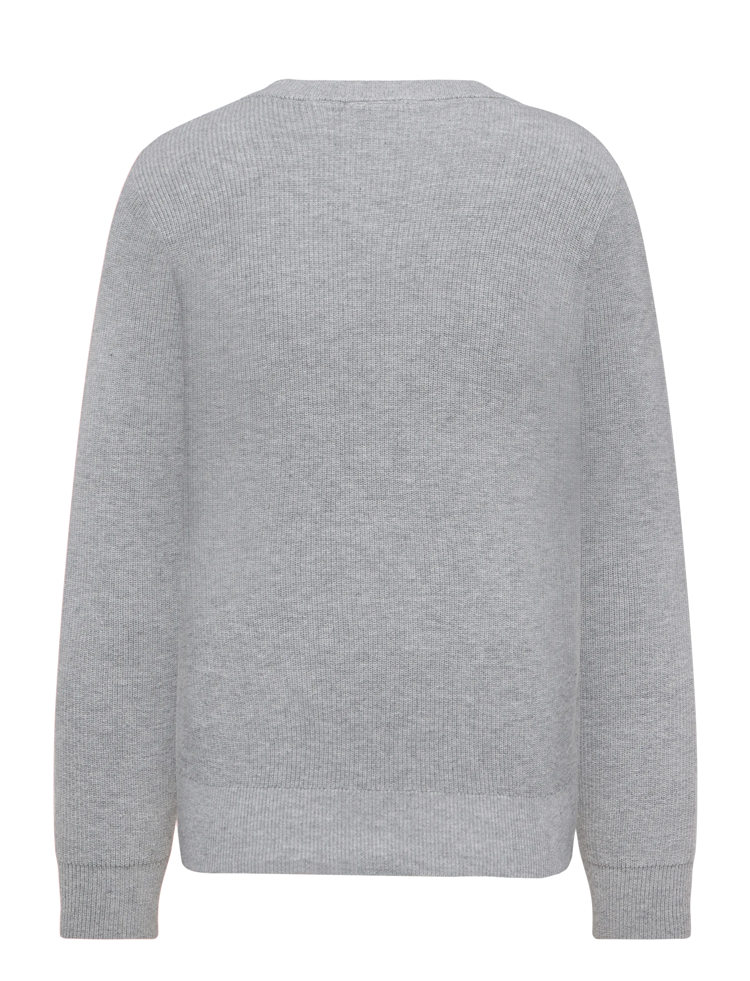 Grunt - GRAlsel LS Crew Knit - jumpers - light grey melange - 1
