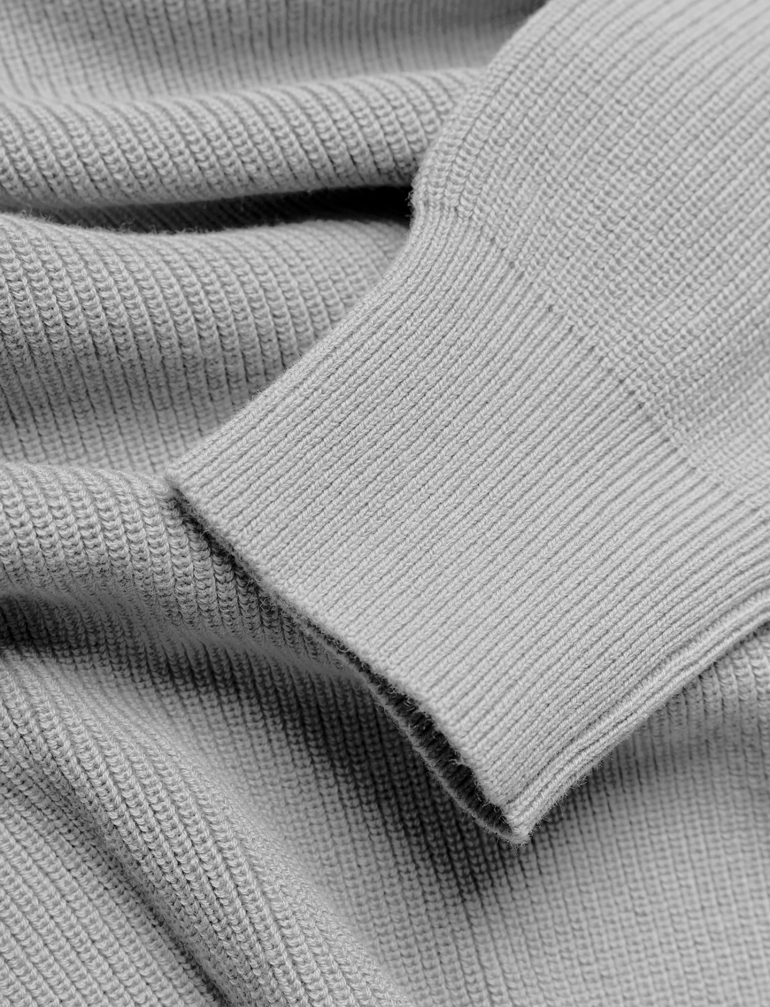 Grunt - GRAlsel LS Crew Knit - džemperi - light grey melange - 3