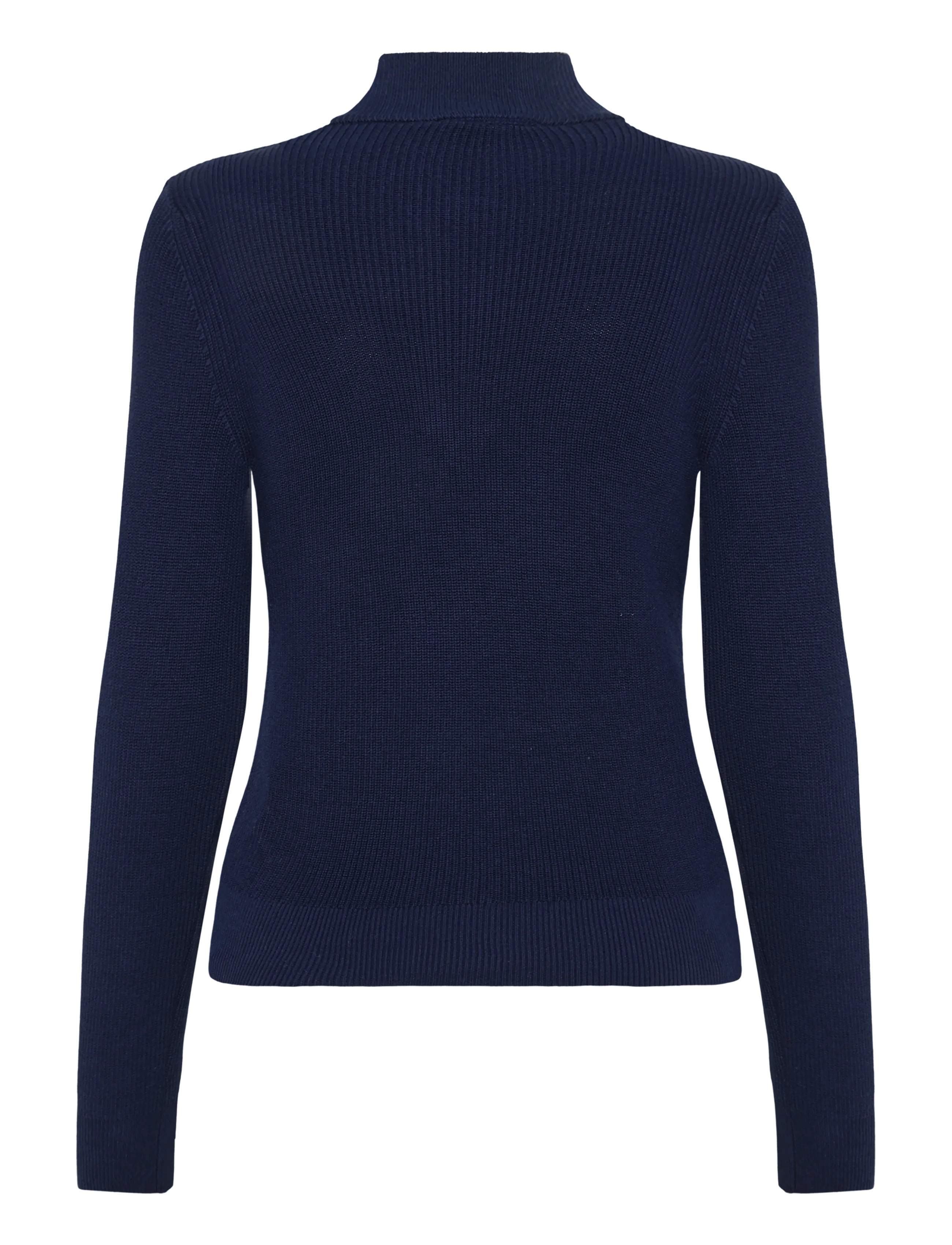 Grunt - GROleg Half Zip Knit - jumpers - navy - 1