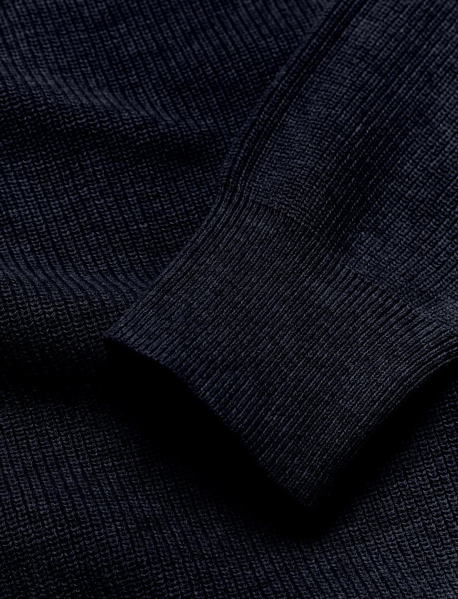Grunt - GROleg Half Zip Knit - džemprid - navy - 3