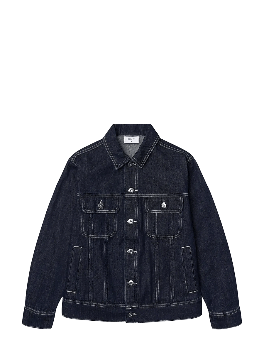 Grunt - GRRicky Raw Jacket - jeansjacken - raw blue - 0