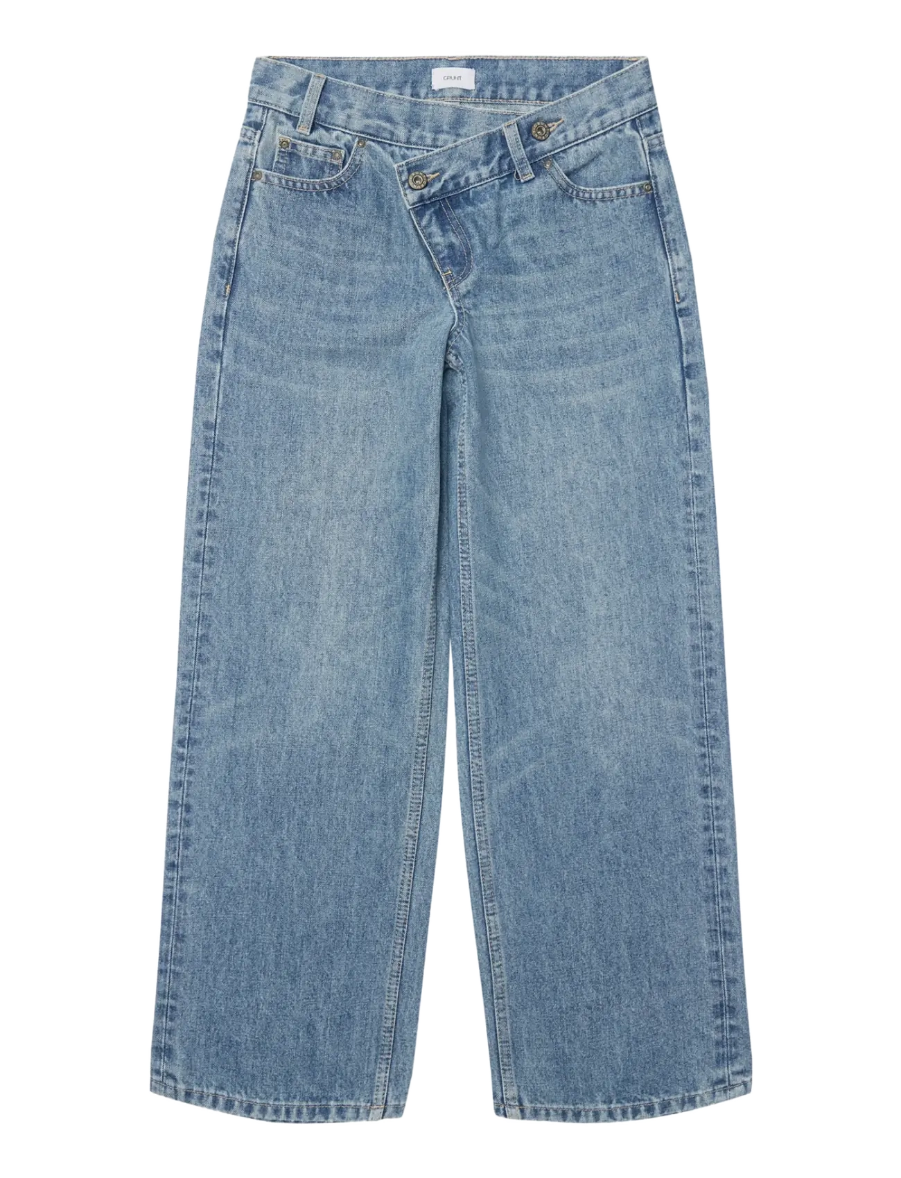 Grunt GRAvalon Wide WinBlue Jeans - Hosen mit weitem Bein - BLUE WASHED / blue