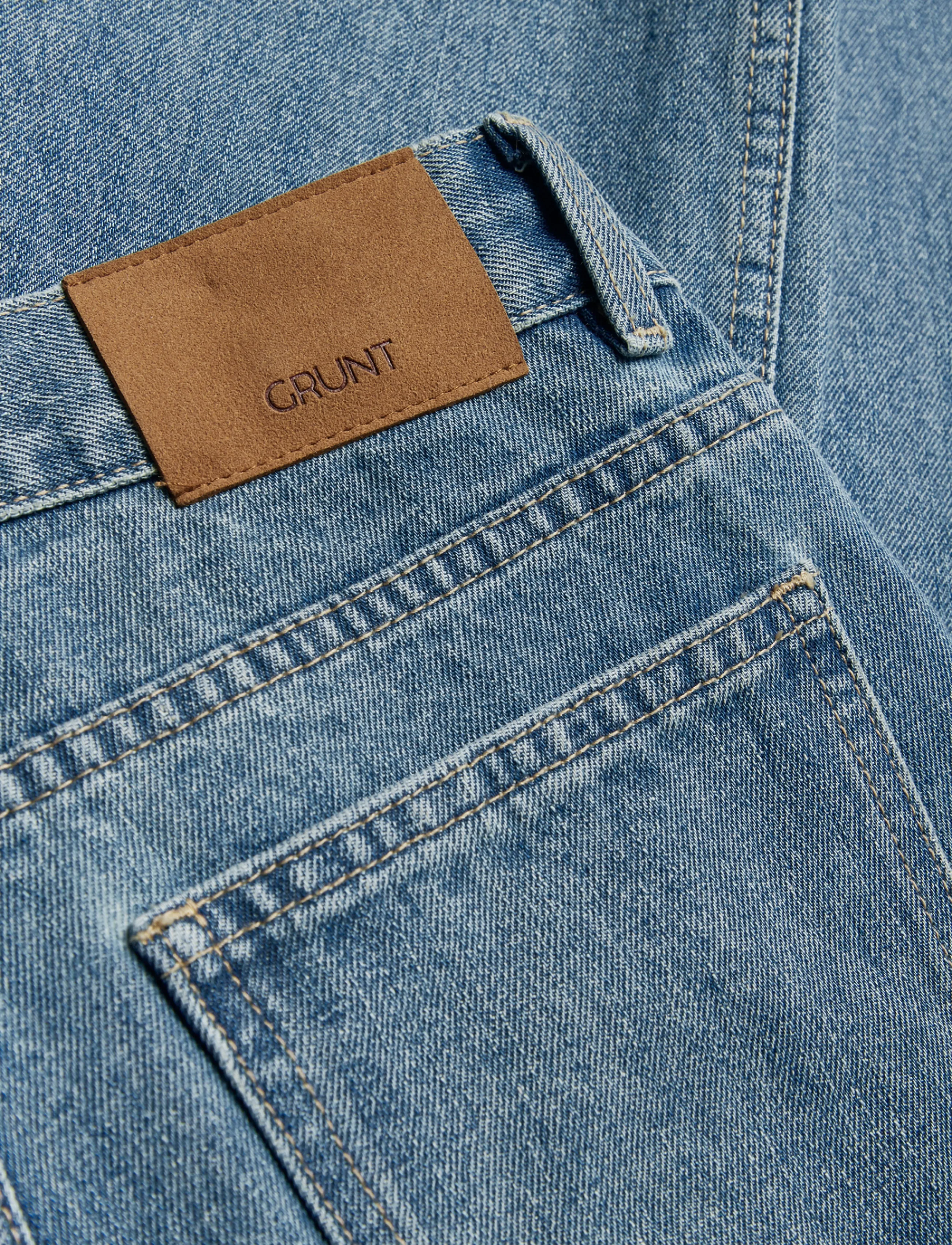 Grunt - GRAvalon Wide WinBlue Jeans - loose jeans - blue washed - 3