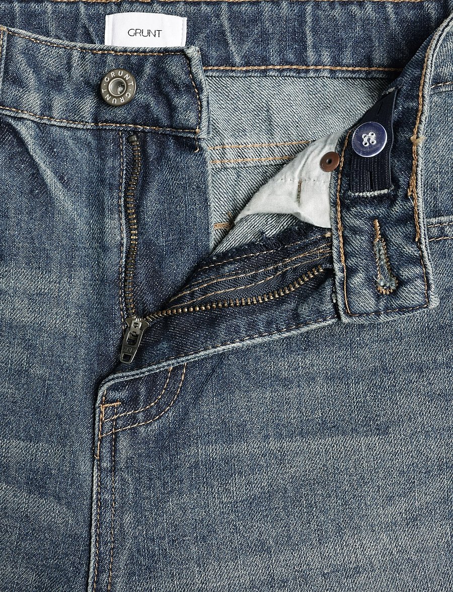 Grunt - GRVega volume Blue drift Jeans - loose jeans - blue vintage - 2