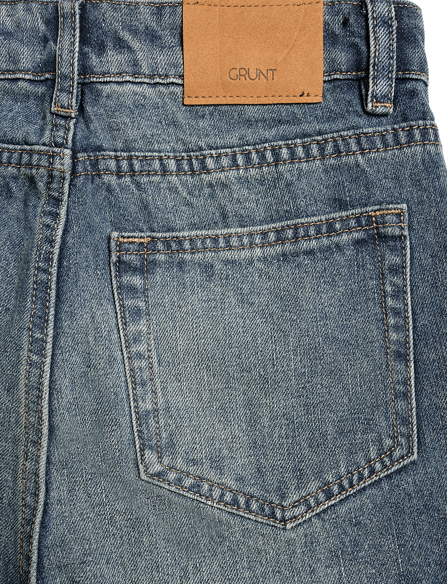 Grunt - GRVega volume Blue drift Jeans - loose jeans - blue vintage - 3