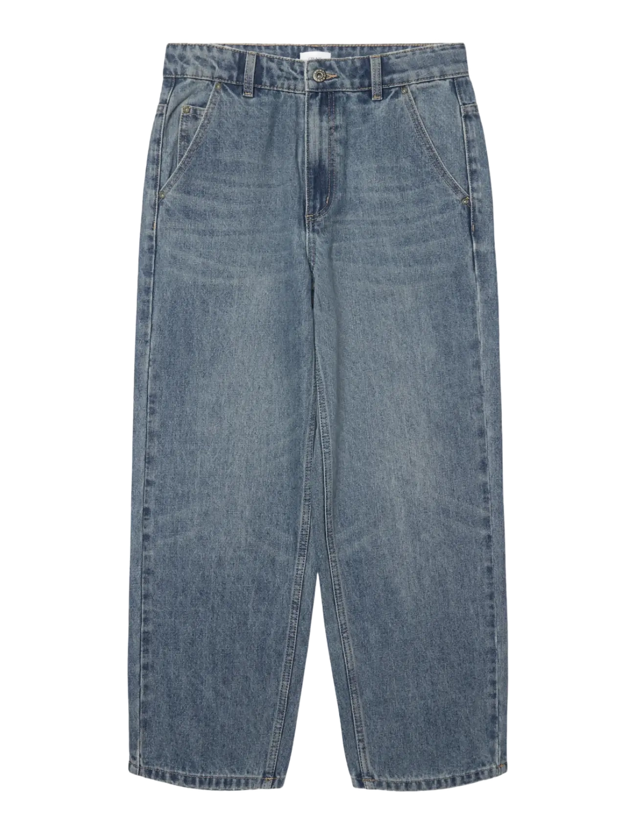 Grunt GRBaggyBoi Blue wash Jeans - Grunt - BLUE WASHED / blue