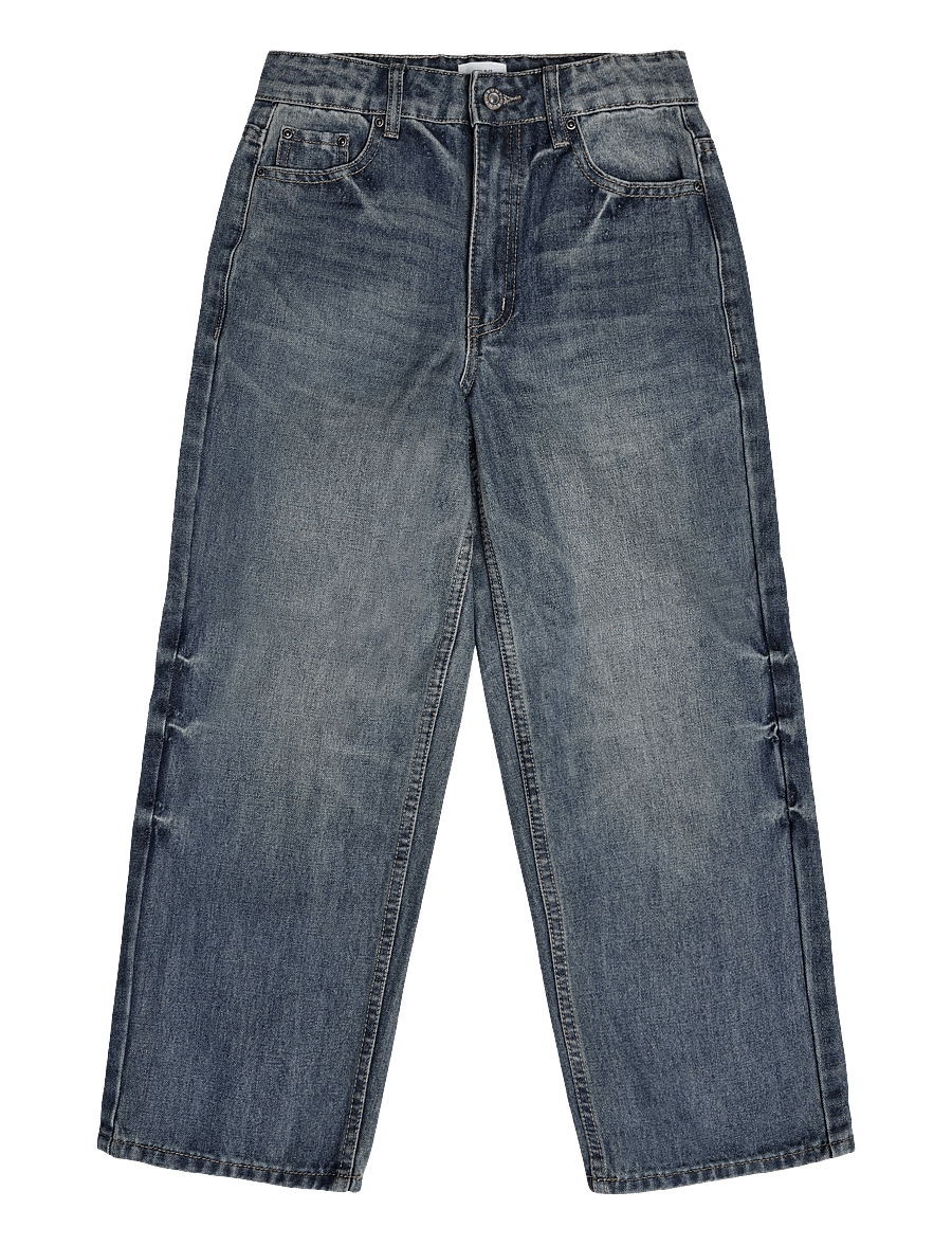 Grunt - GRMilo Baggy Jeans - loose jeans - blue vintage - 0