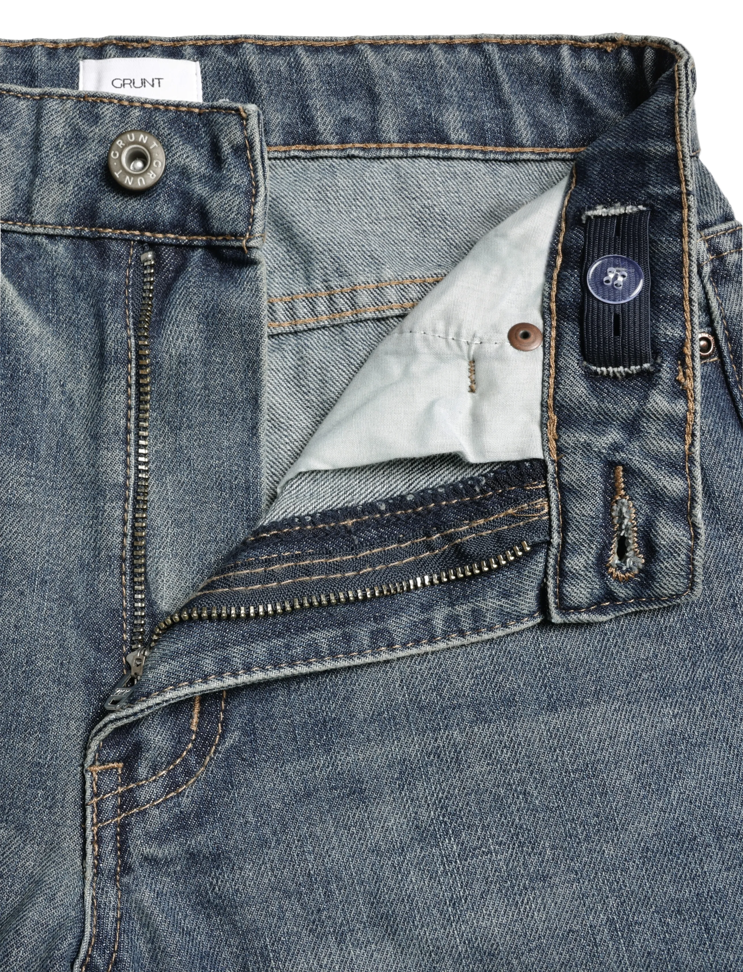 Grunt - GRMilo Baggy Jeans - loose jeans - blue vintage - 2