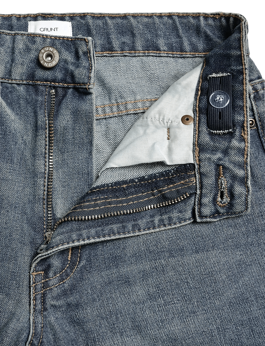 Grunt - GRMilo Baggy Jeans - loose jeans - blue vintage - 2