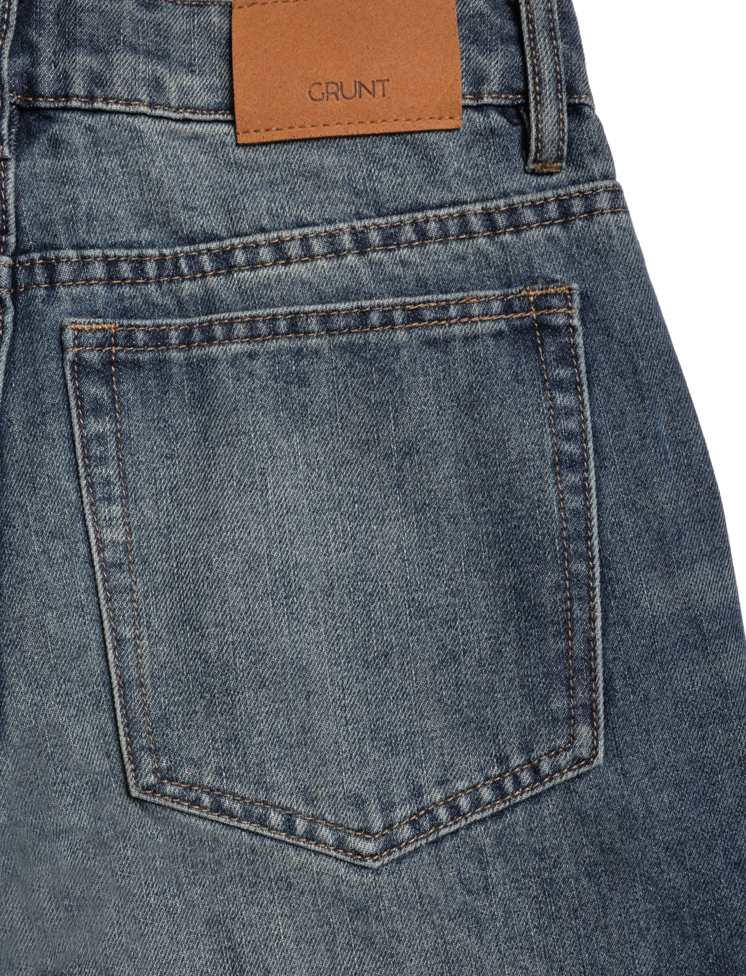 Grunt - GRMilo Baggy Jeans - loose jeans - blue vintage - 3