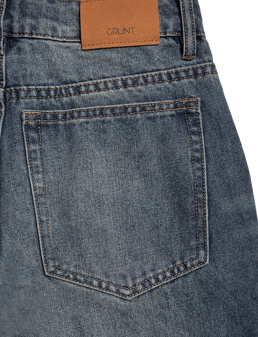 Grunt - GRMilo Baggy Jeans - loose jeans - blue vintage - 3