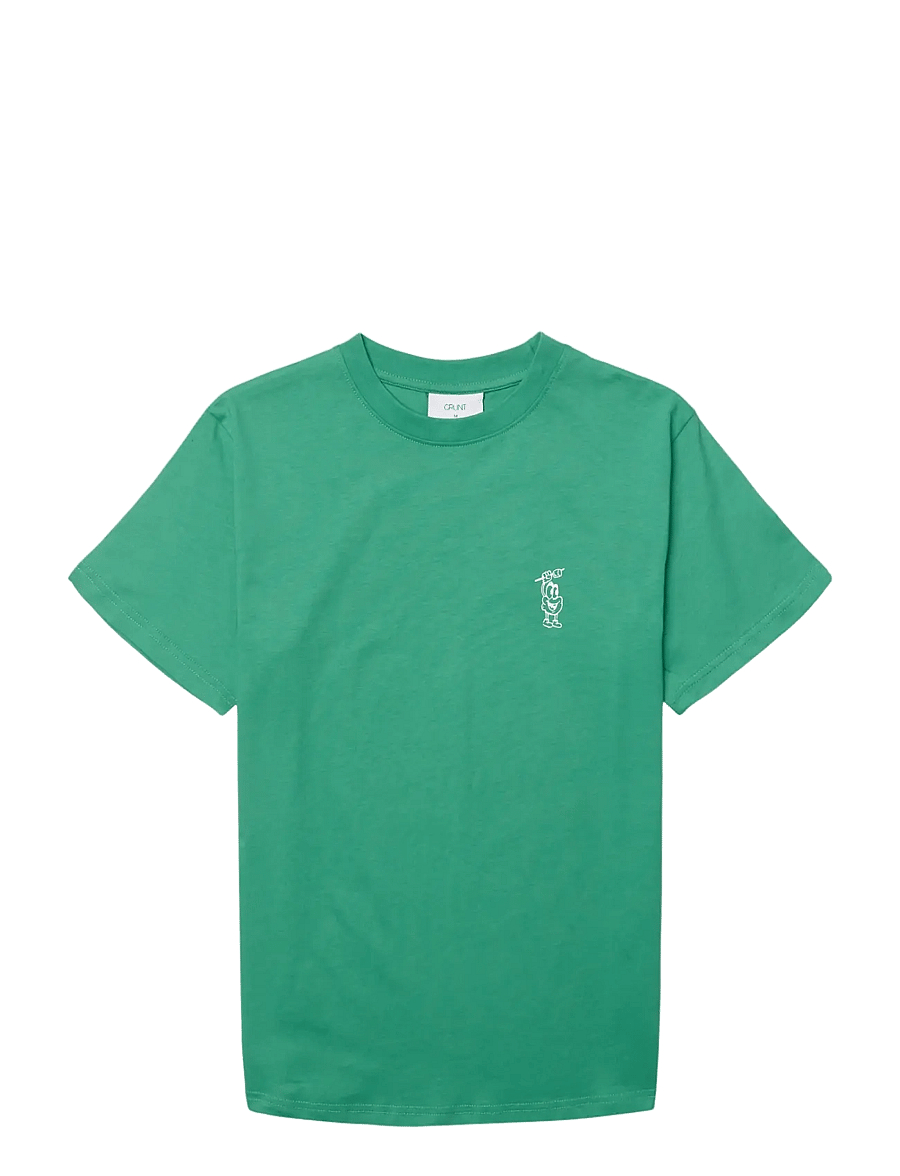 Grunt - GRLan SS Tee - short-sleeved t-shirts - green - 0