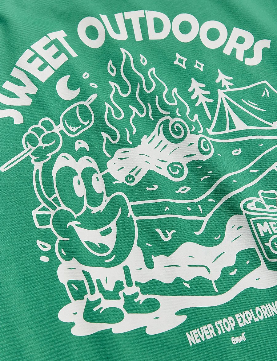 Grunt - GRLan SS Tee - short-sleeved t-shirts - green - 3