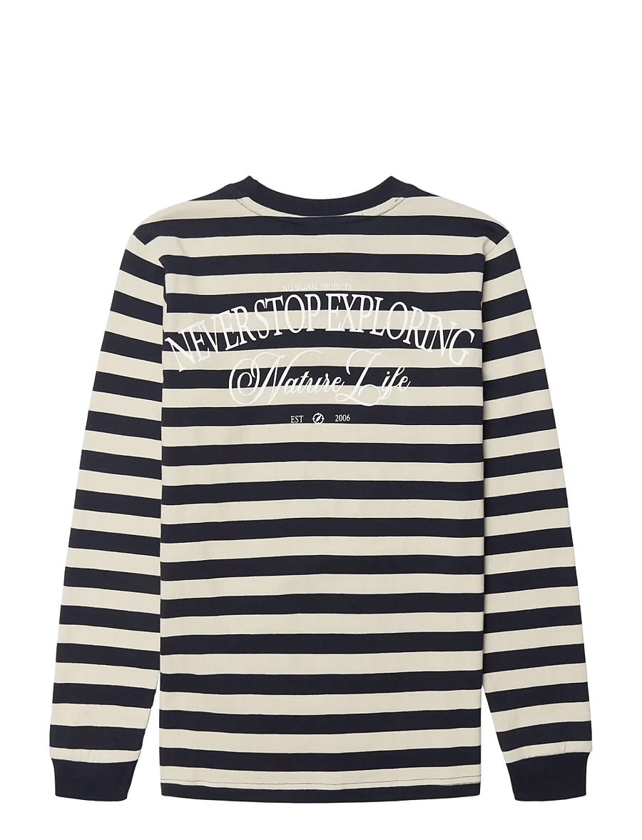 Grunt - GRCollins LS Tee - long-sleeved t-shirts - navy - 1