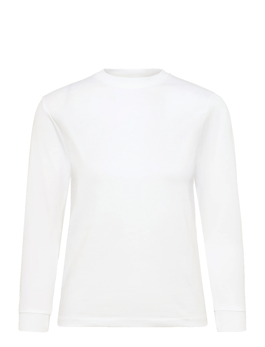 Grunt - GRContain LS Tee - langærmede t-shirts - white - 0