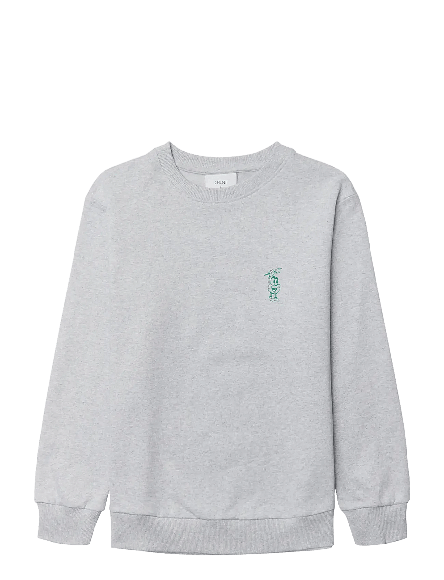 Grunt - GRWent Crew SWEAT - sweatshirts - grey melange - 0