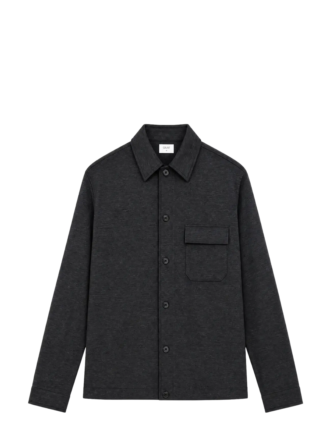 Grunt GRSigfred Shacket - Fleece - BLACK / black