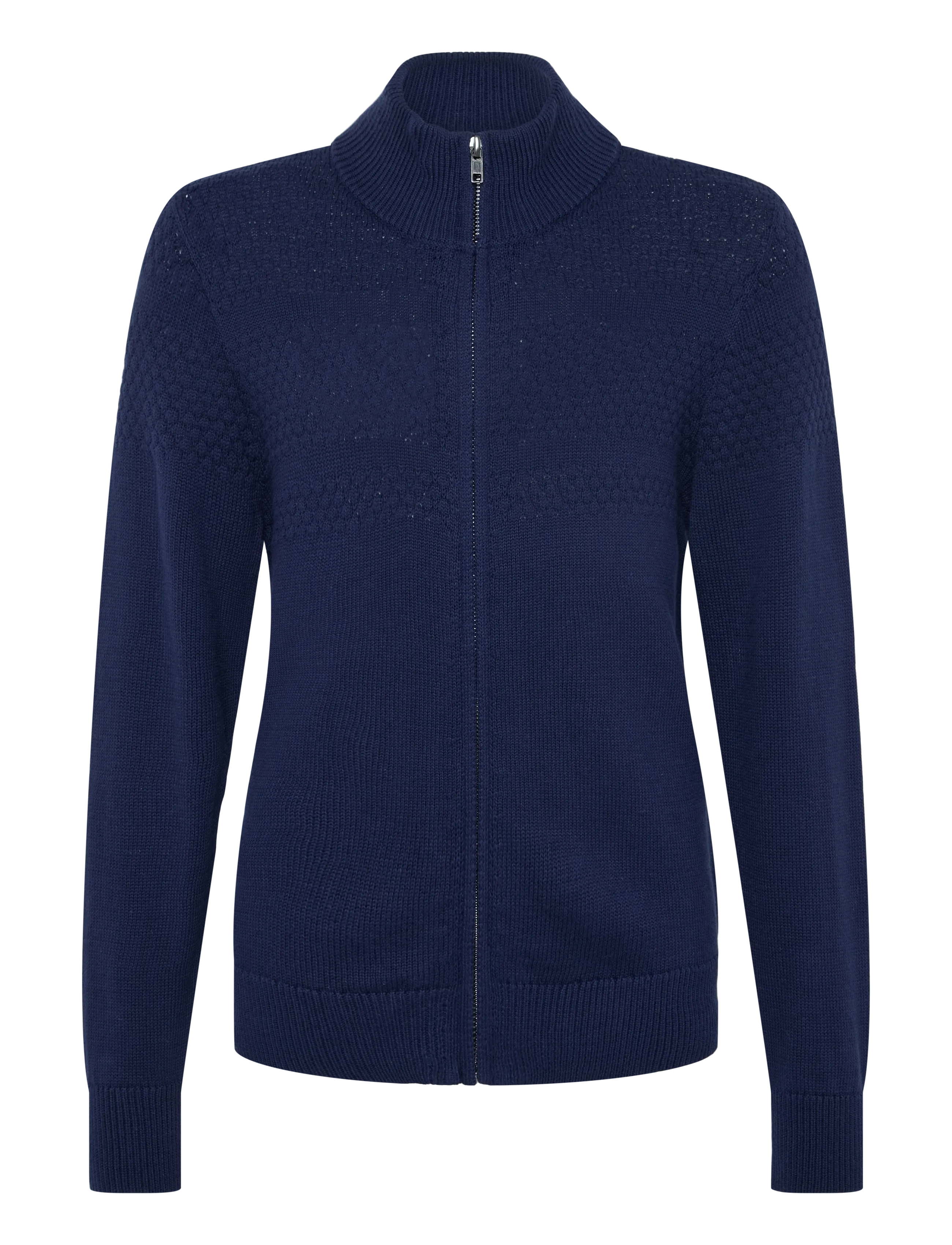 Grunt GRLoke Zip Knit - Leichte Jacken - NAVY / navy