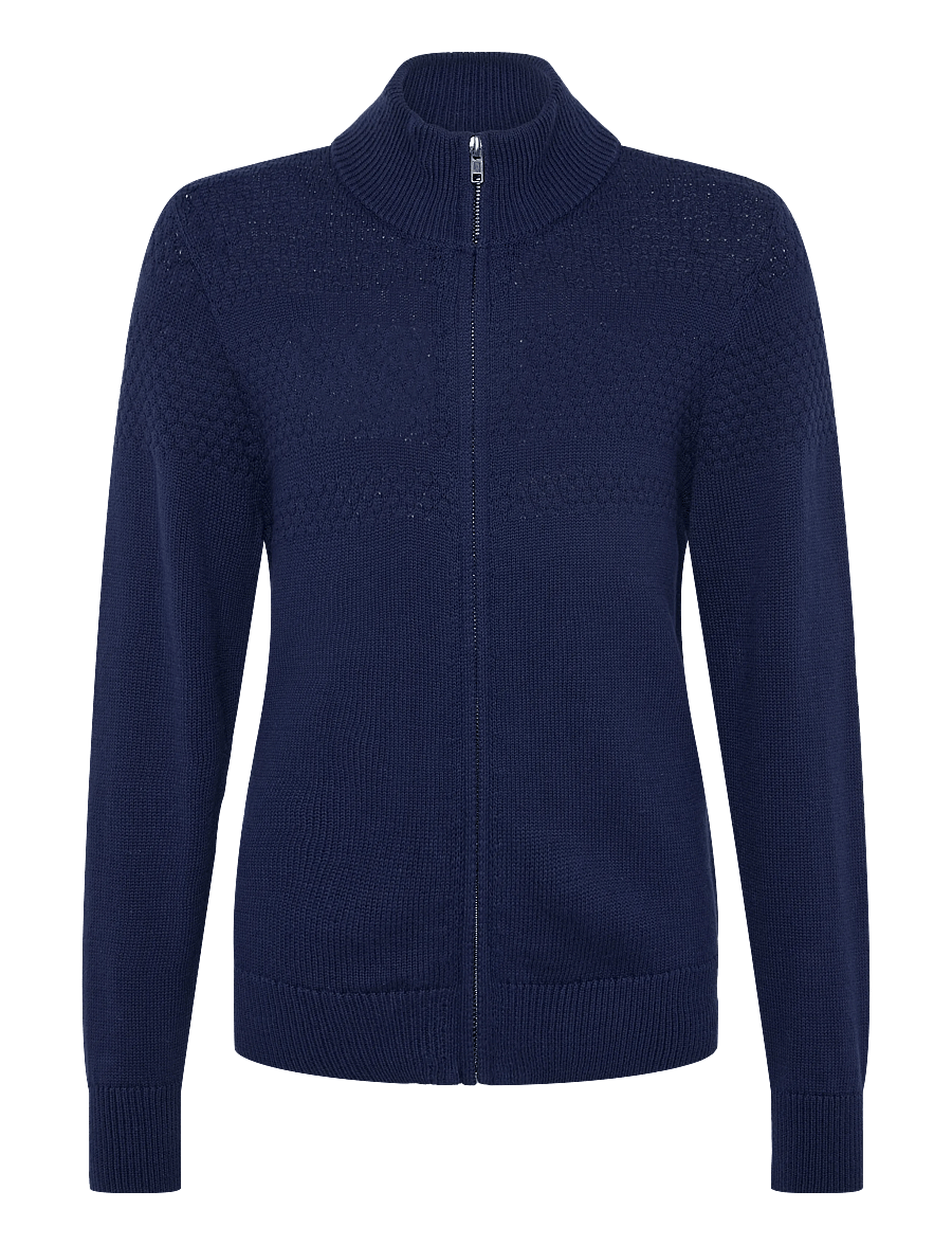 Grunt - GRLoke Zip Knit - plonos striukės - navy - 0