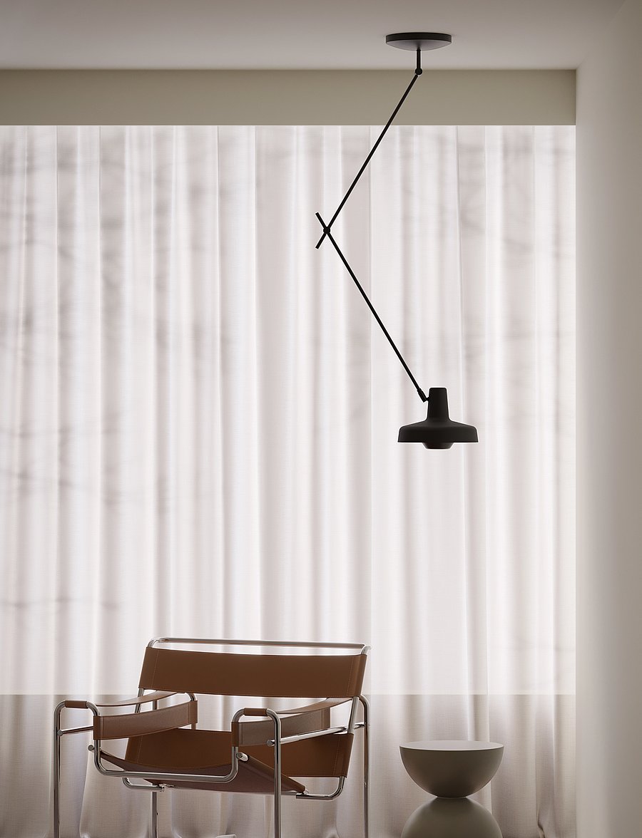 Grupa - ARIGATO CEILING LONG - deckenleuchte - black - 0