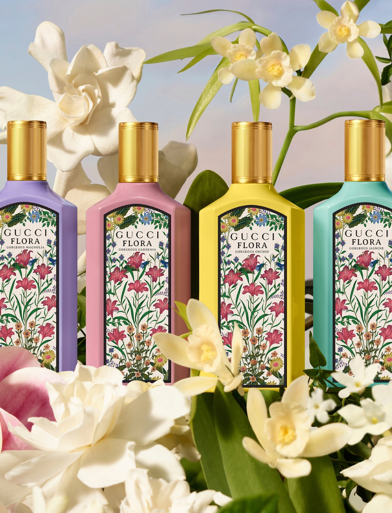 Gucci - GUCCI FLORA GORGEOUS MAGNOLIA EAU DE PARFUM - naisille  - clear - 5