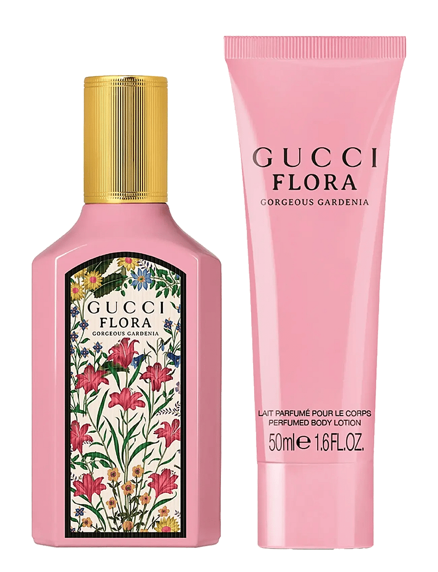 Gucci - Gift Set Flora Gorgeous Gardenia EdP 50 ml + Body Lotion 50 ml - clear - 1