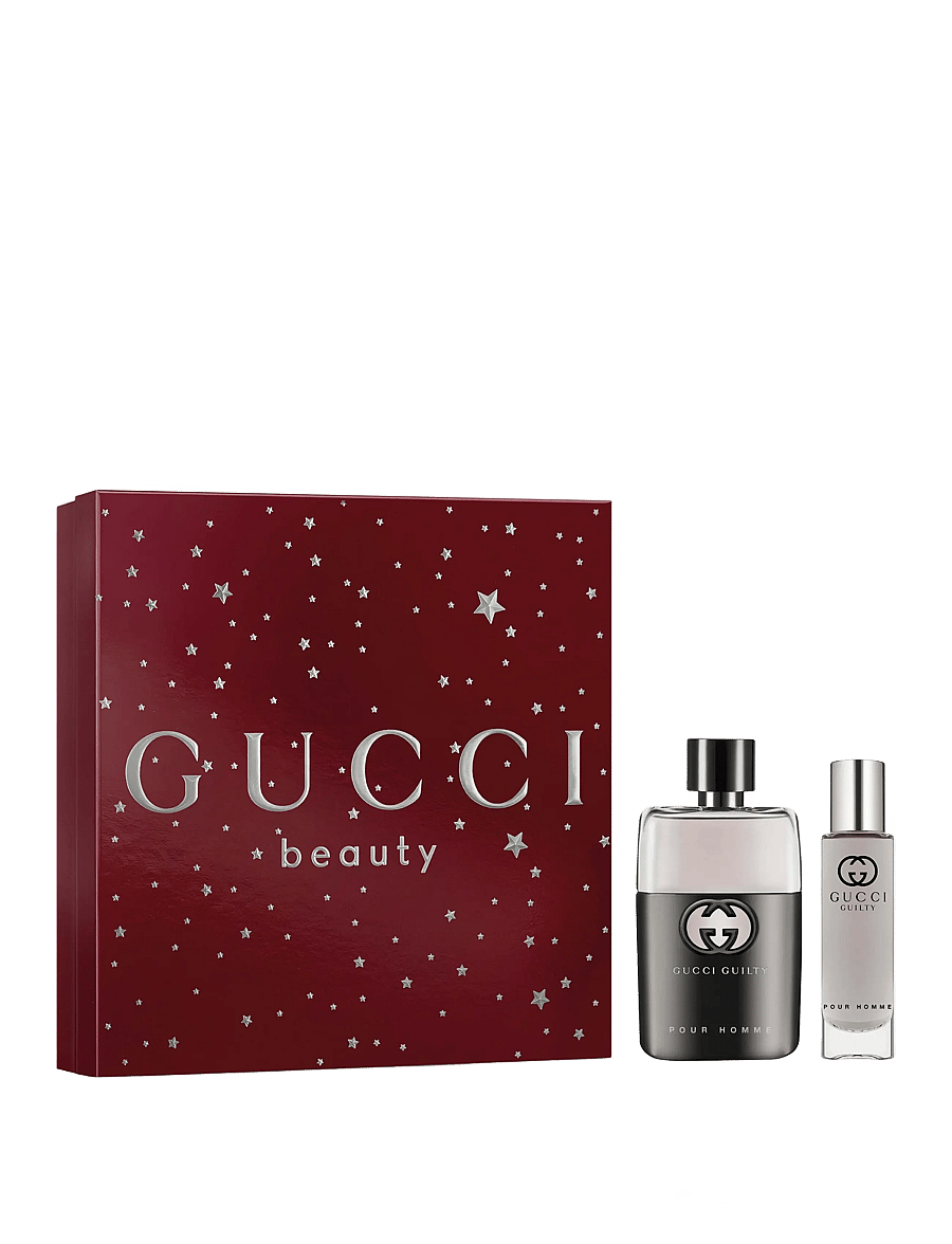 Gucci - Gift Set Guilty Pour Homme EdT 50 ml + Travel Spray 15 ml - giftset - clear - 0