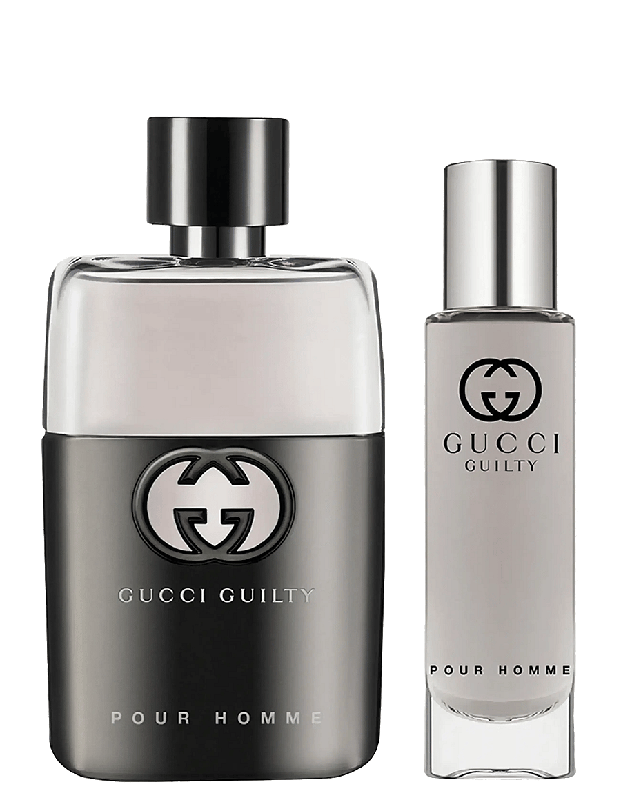 Gucci - Gift Set Guilty Pour Homme EdT 50 ml + Travel Spray 15 ml - giftset - clear - 1