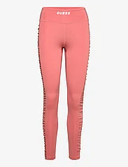 Guess Activewear - ELISE LEGGING 4/4 - bėgimo ir sportinės tamprės - rose dlush a412 - 0