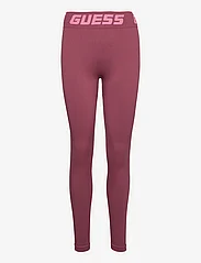 Guess Activewear - TRUDY SEAMLESS LEGGING 4/4 - seamless tights - wine cellar - 0