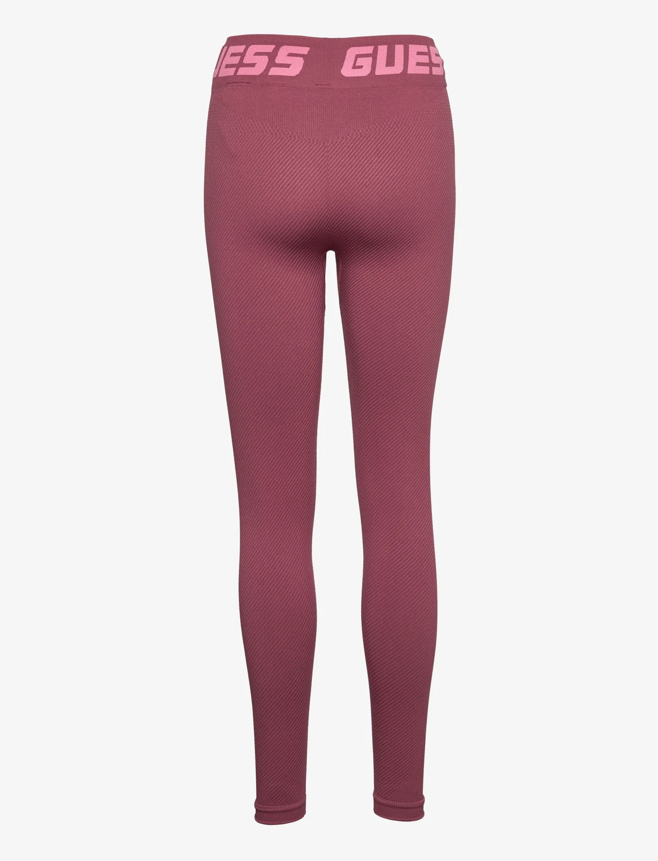 Guess Activewear - TRUDY SEAMLESS LEGGING 4/4 - seamless tights - wine cellar - 1