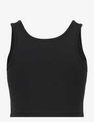 Guess Activewear - BRITTANY CN ACTIVE TOP - crop tops - jet black a996 - 1