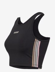 Guess Activewear - BRITTANY CN ACTIVE TOP - crop topit - jet black a996 - 2